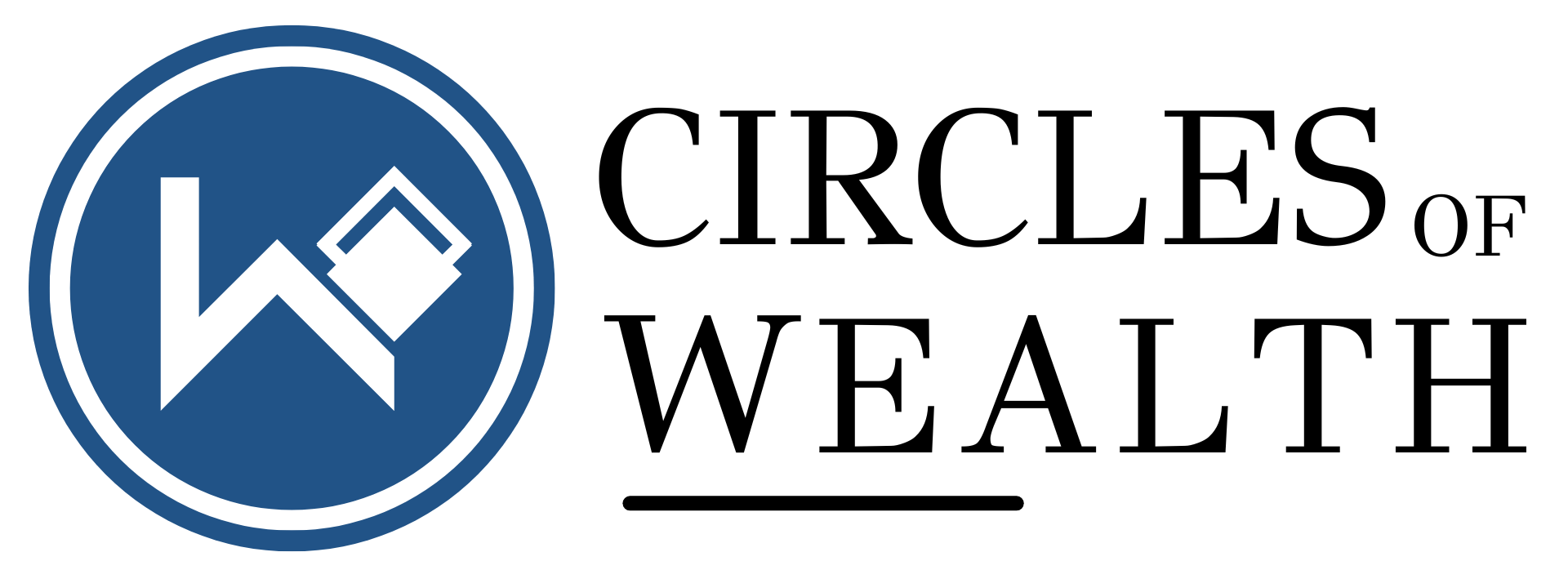 Logo - Black - Circles of Wealth